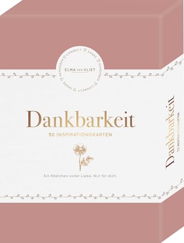 Elma van Vliet Dankbarkeit - 50 Inspirationskarten: Glücklichmacher für den Alltag (Impulse und Denkanstöße für den Alltag)
