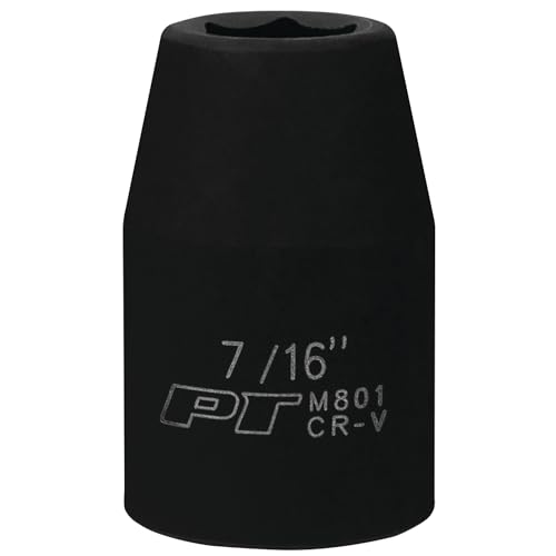 Image of Performance Tool M801 1 /2 Drive 7 /16 6-Point Impact Socket for Heavy-Duty Automotive Repairs and Maintenance