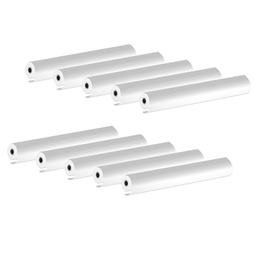 Fafeicy Rouleau de Papier Thermique A4 5 Rouleaux de Papier D'imprimante Thermique D' sans BPA 210x30mm 6m pour Liste de Documents Mémo Photo de Reçu (10 rouleaux de)