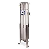 Rosedale Products LCO-8-30-2P-125-S-V-PB Model LCO Bag Filter Housing, 304 Stainless Steel, 30' Height, Silver