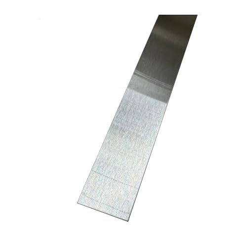Epic QT 304 Brushed Stainless Steel Finishing Sheet Metal Gap Filler Trim Strip, 20ga (1.5 inches x 36 inches ), Silver Cover