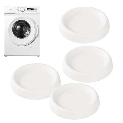 DHWEKU Ensemble de Quatre amortisseurs de Vibrations - Amortisseurs pour Lave-Linge - Pieds en Caoutchouc pour Lave-Linge - Antivibration Accessoire