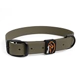 SportDOG Rugged Utility Collar – Waterproof and Stink-Proof – Premium Soft-Touch Material – Stress-Tested, Durable Hardware – Silicon Strap Keeper – Moss Green – Large