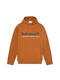 FELPA Uomo TIMBERLAND TB0A5MX8C391 1973 EMBROIDERED LOGO LEATHER BROWN