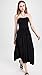 Vince Womens Ruched Halter NK Dress, Black, Medium