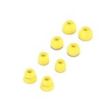 Fabriqué en silicone de haute qualité et respectueux de l'environnement, haute élasticité, pas facile à déformer, durable et flexible. Le matériau souple peut gérer la capacité de bloquer le bruit provenant de l'extérieur, améliorer la performance des basses de votre casque, vous permettant de profiter d'une écoute confortable.