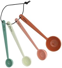 Creative Co-Op 4-Piece Enameled Stainless Steel Measuring Spoons - Thumbnail 3