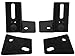 GS Power's A-Pillar Windshield Hinge Mount Brackets (2 pc) for Mounting Auxiliary Off-Road LED, HID, or Halogen Fog and Work Lights. Compatible with 2007-2018 Jeep Wrangler JK