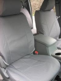 Durafit Seat Covers, TC7 C8 Made to fit 2009-2011 Tacoma SR5 Double Cab Exact Seat Covers in Gray Waterproof Endura