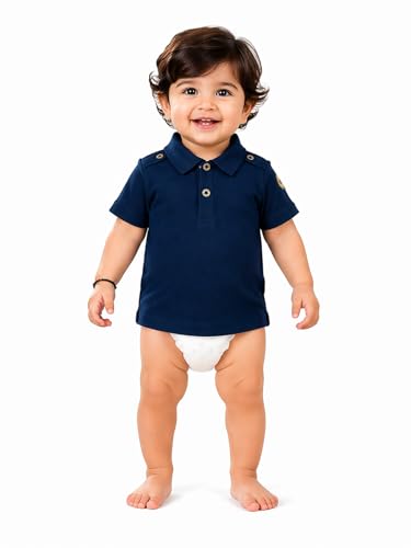 Image of BODYCARE Kids Inafant Boys Half Sleeves Cotton T-Shirt | Skin Friendly Regular Fit | Ultra Soft Breathable Comfortable & Durable | Pack of 2 | Assorted |Casual for Toddler
