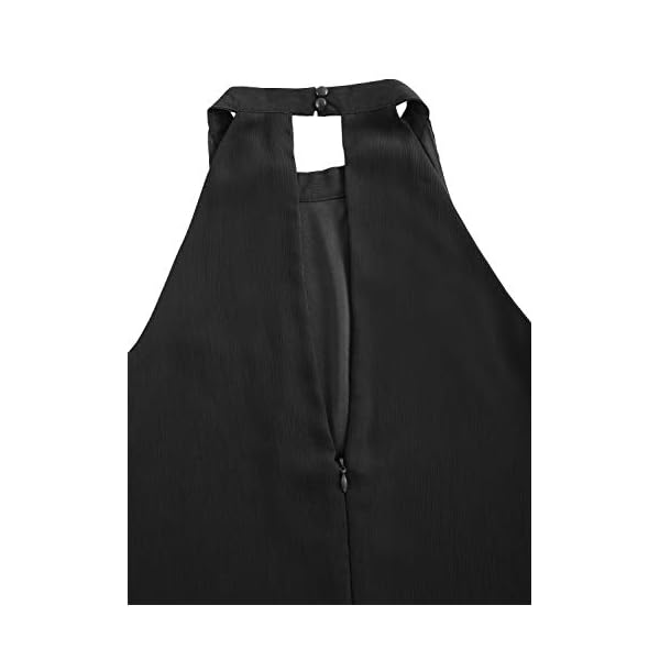 Fantaist-Womens-Sleeveless-Halter-Neck-Patchwork-Lace-Mini-Casual-Shift-Dress Fantaist Women's Sleeveless Halter Neck Patchwork Lace Mini Casual Shift Dress