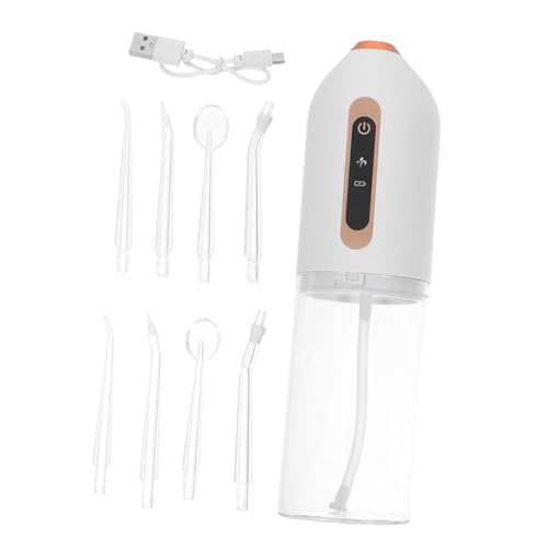 NOLITOY Irrigador Dental Portátil Recargable Mini con Ajustables para Limpieza Bucal Familiar y Viajes Flosser Eléctrico Compacto para Cuidado de Encías y Dientes