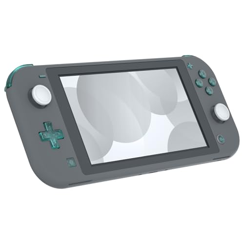 Image of eXtremeRate Emerald Green Replacement ABXY Home Capture Plus Minus Keys Dpad L R ZL ZR Trigger for Nintendo Switch Lite, Full Set Buttons Repair Kits with Tools for Nintendo Switch Lite