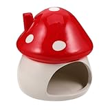 Cachette en céramique pour hamster : adaptée à la cachette pour hamster nain, à l'habitat en céramique pour gerbille ou à l'accessoire d'habitat pour souris, cette cachette répond aux besoins de divers petits animaux de compagnie, habitat en céramique pour gerbille, cachette en céramique pour hamster
