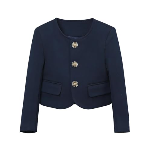 Little Boys Suit Jackets 2026 Back to School Lightweight Double Breasted Plaid Coats Kids School Uniform Blazers