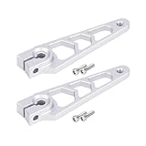 RCスペアパーツ For ProTek For Savox For Futaba For Arrma For Buggy For Granite Monster Truck Raider 2WD 1/10 7075アルミ合金25Tサーボアーム40mm RCパーツ(Silver,2Pcs)