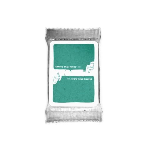 Chaotic Draw Along - Booster Pack (20 Green Descriptor Cards) – Blank Prompt Card Expansion Deck for Creative Drawing, Art Prompts, and DIY Ideas