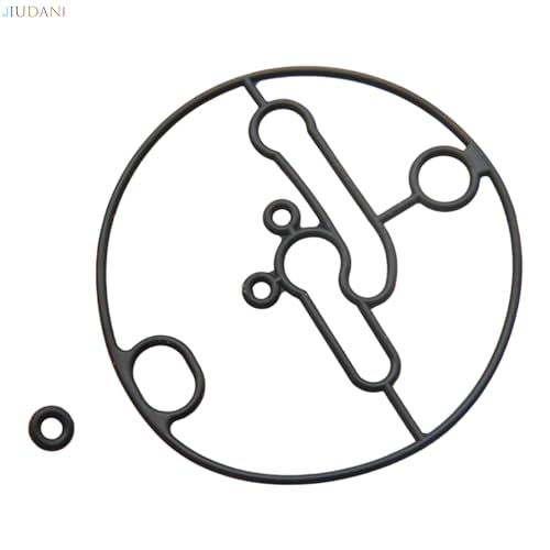 Jiudani JD-172 8 Sets 698781 Bowl Gasket (Black) Float Bowl Gasket Replacement - Includes 8 Pcs 698781 Bowl Gaskets And 8 Pcs Seals O-Ring Compatible With Nikki Carburetor thumb #6