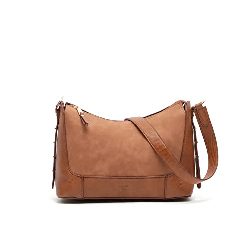 MISAKO LEOPOL MONEY POCKET - Bolso Pequeño de Mujer - 28X19X9CM Camel