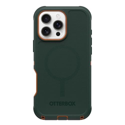 OtterBox iPhone 16 Pro Max Defender Series Case for MagSafe - Green Intrigue - Tough Rugged & Durable iPhone Case Snaps on MagSafe Multi-Layer Impact Absorbing iPhone Case