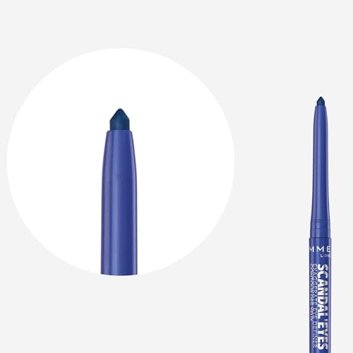 Rimmel Crayon Scandaleyes Exaggerate Eye Definer, 004 Cobalt Blue, 0.35g (Lot de 2)