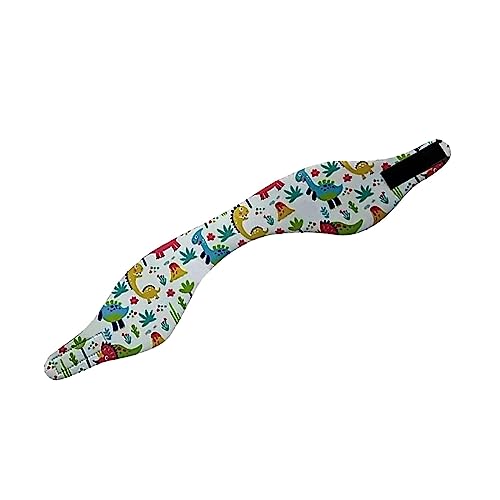 Qianly Schwimmstirnband für Kinder, Ohrenschutz, Neoprenmaterial, Muster für Wasseraktivitäten, Stil h