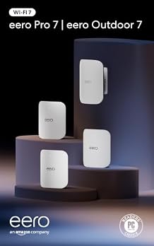 Amazon eero Pro 7 3-pack with Amazon eero Outdoor 7 1-pack mesh wifi system