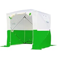 Goutime Tente de Chantier Pliable Pop-Up 2x2m, Montage Rapide Imperméable