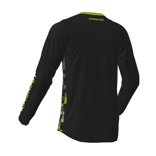 Maillot De Ciclismo para Hombre, Camiseta para Montar En Bicicleta, Maillot De Motocross, Que Absorbe La Humedad, Transpirable Adecuado para BMX/MTB Y Otros Deportes De Ciclismo (Style-16,XXL) - imagen 2