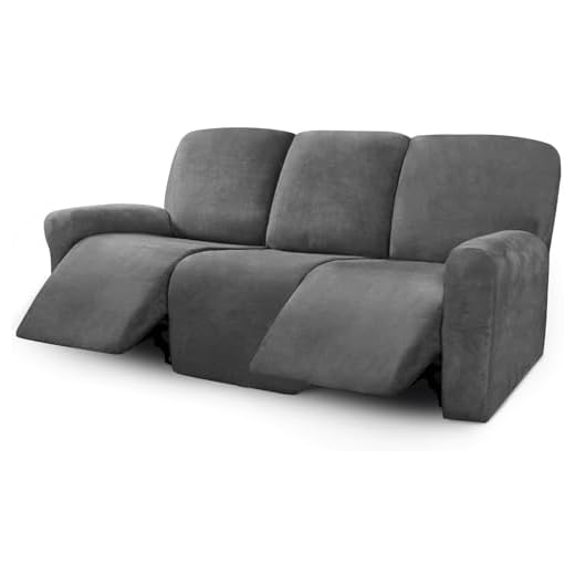 ULTICOR Velvet Stretch Recliner Sofa Covers