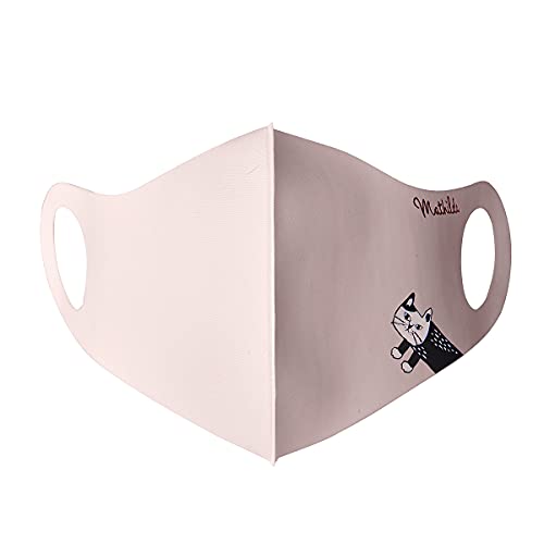 抗菌立体マスク マチルダさん マチルダさん柄 21-2210#3/BGY クスグルジャパン 可愛いキャラクター 抗菌加工 UV加工 吸汗速乾