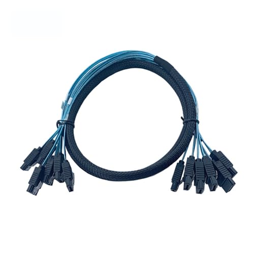 Set de 6 cables SATA 7 pines 1M para servidor