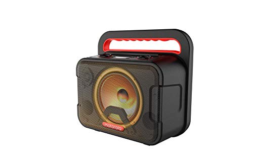Motorola Sound ROKR 810 - Enceinte sans fil - 40 Watt - Bluetooth 5.0 - LED - Microphone karaoké - Etanche - Noir