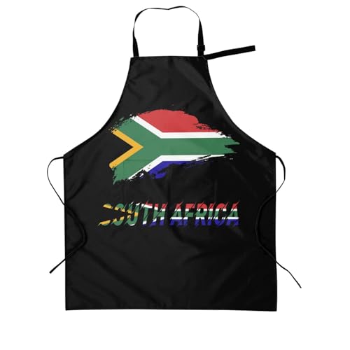 South Africa Aprons Adjustable Waterproof Apron With Pockets With Pockets For Cooking Cleaning Hair Stylist Kitchen Grilling Bistro Garden