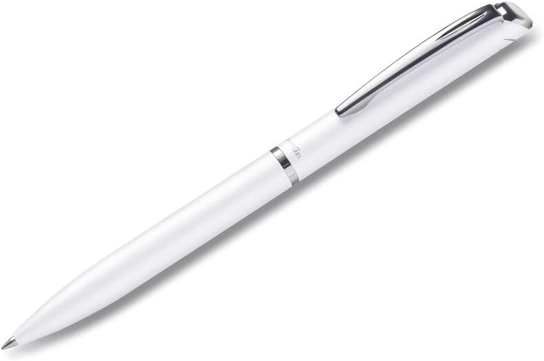 Pentel EnerGel Philography Retractable Rollerball White Barrel with Gift Box