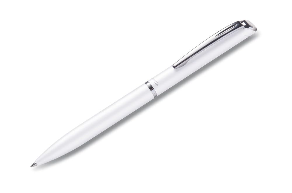 Pentel EnerGel Philography Retractable Rollerball White Barrel with Gift Box