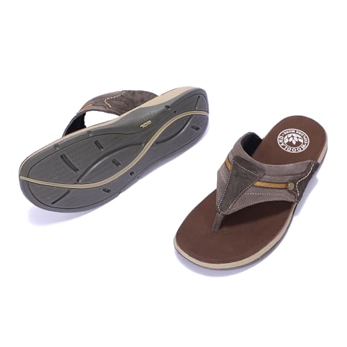 Image of Woodland Men's Leather Slippers