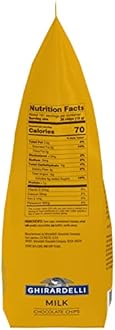 Ghirardelli Chocolate Company Milk Chocolate Chips 800 per lb, 5lb. Bag (Pack of 1)