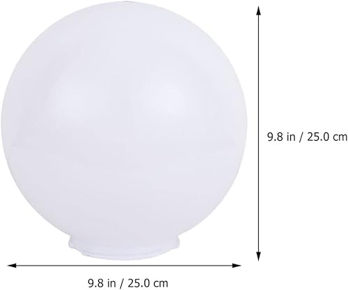 Miniatura 2 de Pantalla de lámpara de globo de poste de globo, globos de repuesto de accesorios de luz, reemplazo de globo de ventilador de techo, cubierta de luz