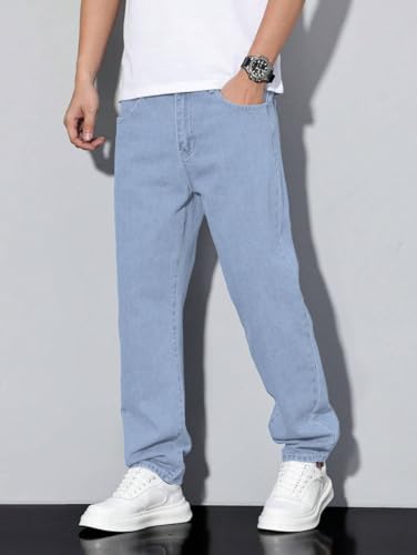 Image of RAGZO Relaxed Fit Mid Rise Jeans Pant for Men