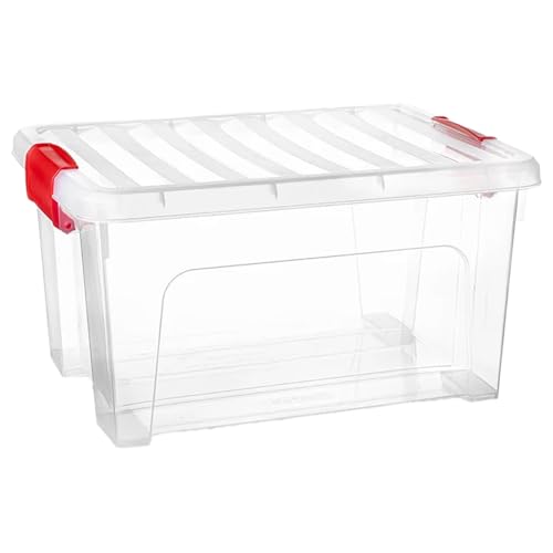 Acan Tradineur - Caja de Almacenamiento Transparente KLIP de 16,6...