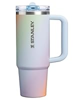STANLEY Quencher ProTour Flip Straw Tumbler with Leakproof Lid 30 oz | Built-In Straw & Handle | Cupholder Compatible for Travel | Insulated Stainless Steel Cup | BPA-Free | Sunrise Spiral