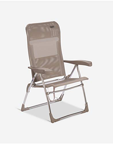 Crespo AL/206-M-05 - Silla playa aluminio. desmontable multifibra. asiento alto (multifibra.)