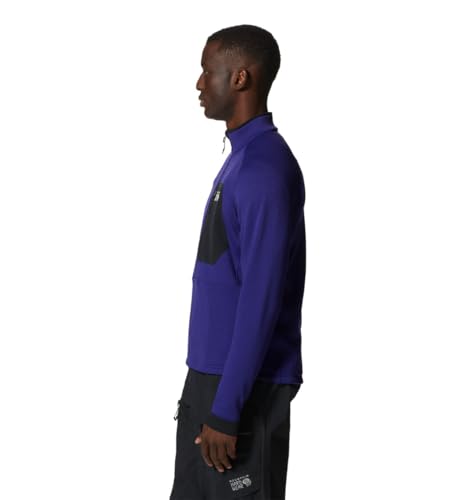 Image of Mountain Hardwear Men's Polartec Power Grid Half Zip Jacket | Stylish and Warm Jacket for All Outdoor Adventures