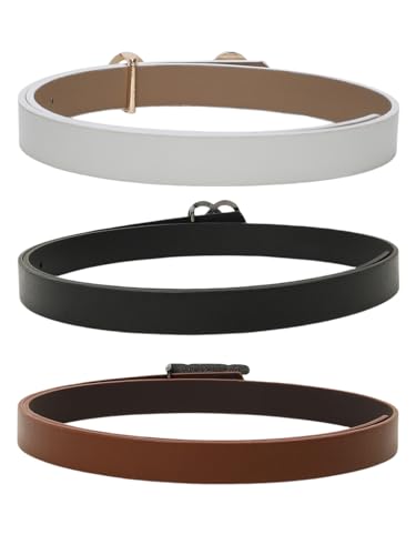 Image of CRUSSET Stylish Faux Leather Waist Belt for Women -Jeans & Dresses - Fashionable & Comfortable