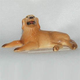 Hagen-Renaker Ceramic Golden Retriever Lying Designed and Produced in California USA
