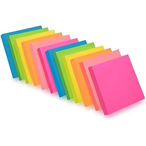 ZCZN Sticky Notes 3x3 Inches, 1 Case (Pack of 40) Cover