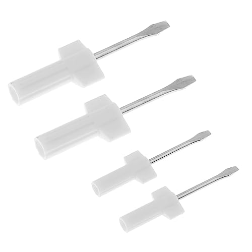 SHINEOFI 12 piezas Destornilladores Planos Mini para Máquina de Coser de Metálicas Resistentes para Reparación y de Máquinas Brother Singer y Bordadoras