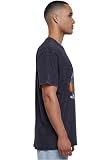 Mister Tee Męska koszulka Good for Health Oversize, Black Acid Washed, L Duże rozmiary wysoki