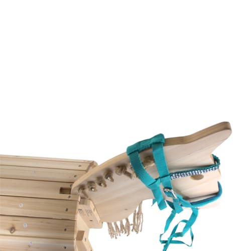 PFIFF 103126 Trensenzaum „Lotty“ für Spiel- & Holzpferde, Spieltrense, Trense für Spielpferd, Einheitsgröße, Türkis